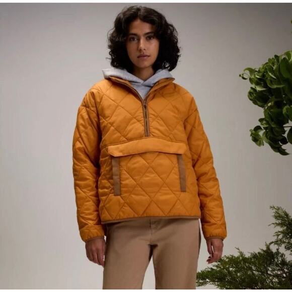 NWT Alpine design water repellent SIZE Large quilted anorak mountain lake - Picture 1 of 5